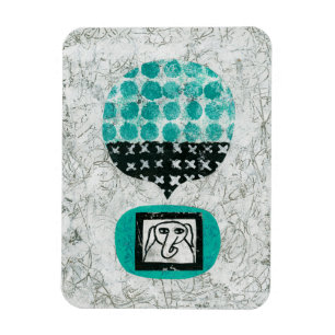 Ímã Elephant Lembrando-se do Magnet do Refrigerador