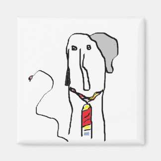 Imã Elephant Office Worker