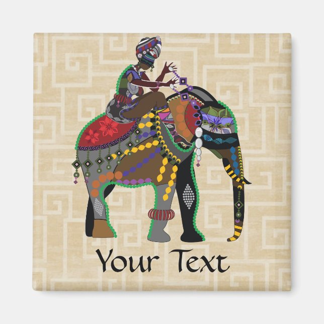 Imã Elephant Rider (Frente)