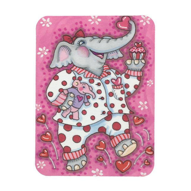 Ímã Elephant Sweetheart NAMORADOS MAGNET *Personalizar (Vertical)