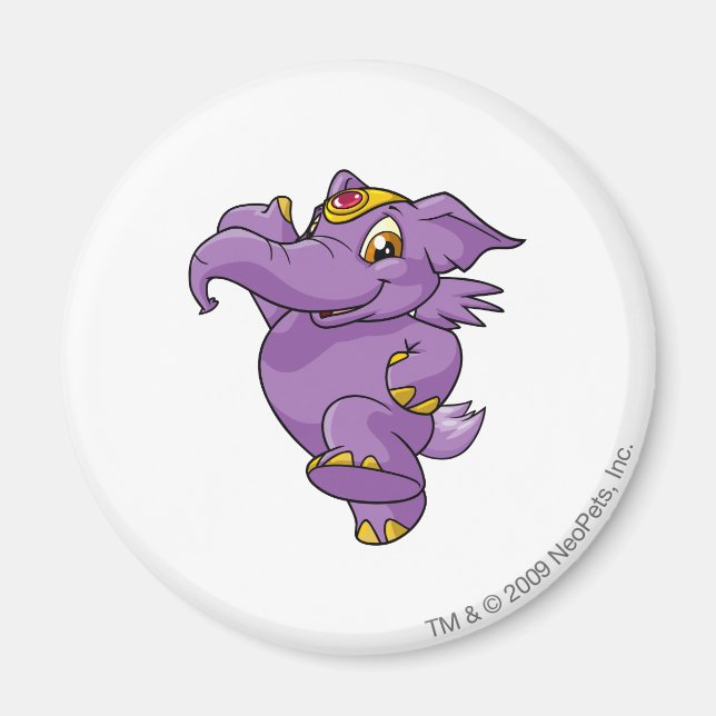 Imã Elephante Purple (Frente)