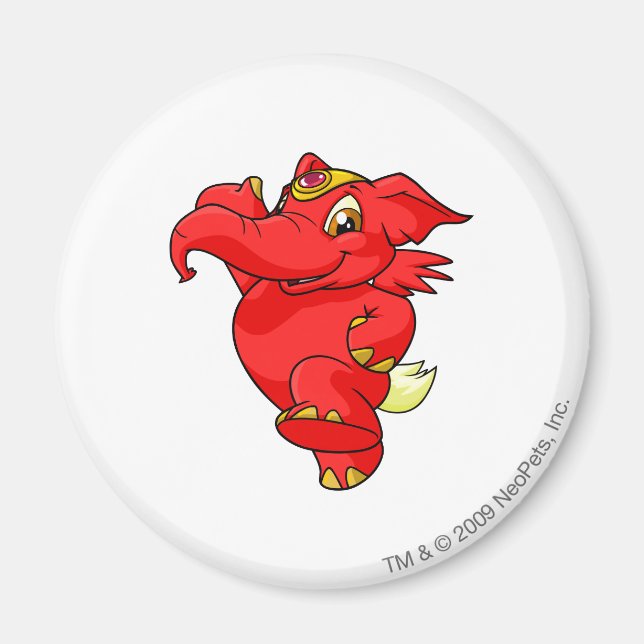 Imã Elephante Red (Frente)