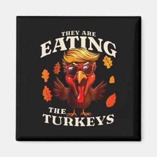 Imã Eles Estão Comendo A Turquia Engraçada, Trump, Gra