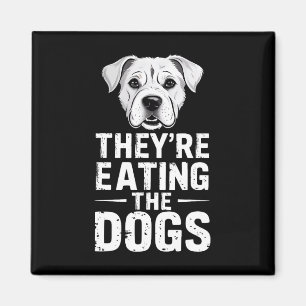 Imã Eles estão comendo os cachorros Engraçados Debate