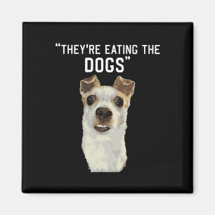 Imã Eles estão comendo os cachorros os gatos os animai