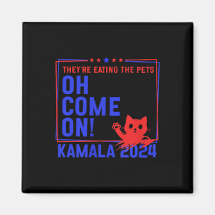 Imã Eles estão comendo os cães! Gatos! Animais! Kamala