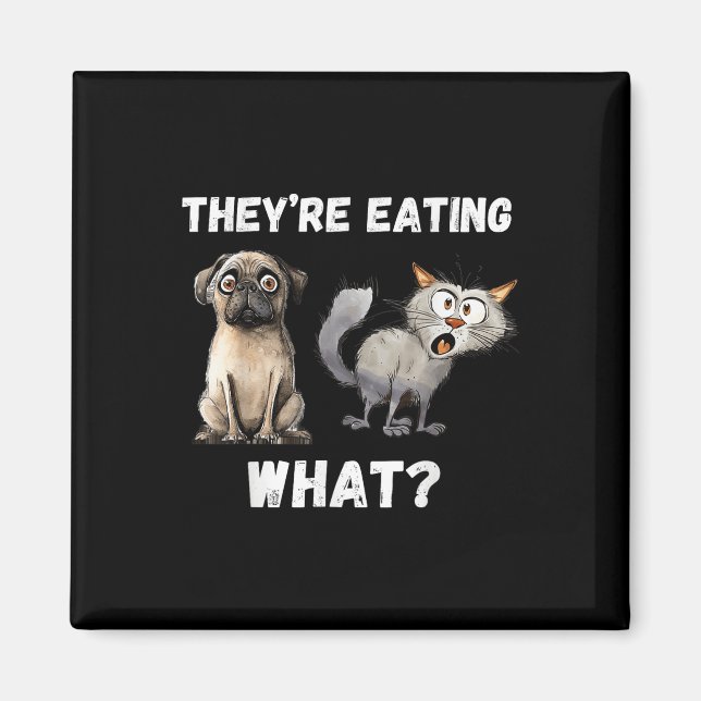 Imã Eles estão comendo os cães que estão comendo os ga (Frente)
