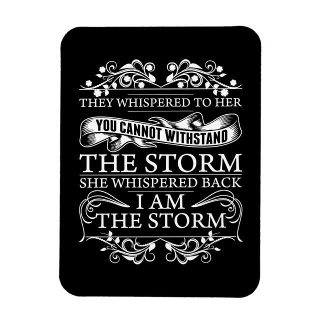 Ímã Eles Sussurraram Para Ela. Ela Sussurrou. Eu Sou A (Vertical)