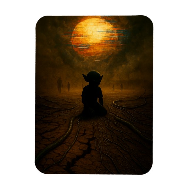 Ímã Eles vieram enquanto o Sol estava derretendo (Vertical)