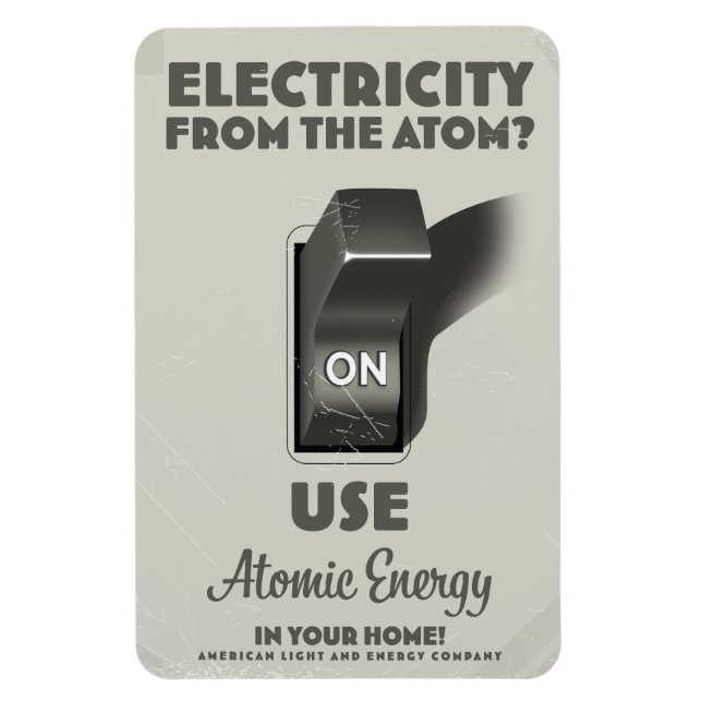 Ímã Eletricidade do Átomo (Vertical)