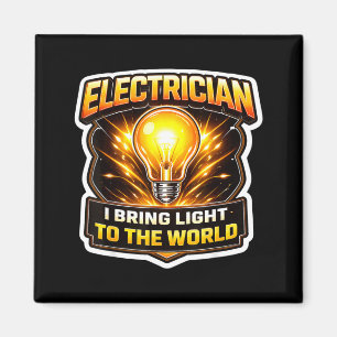 Imã Eletricista Engraçado Traz Luz ao Mundo