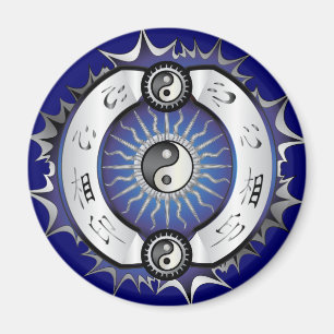 Imã Elétrico Blue Yin Yang
