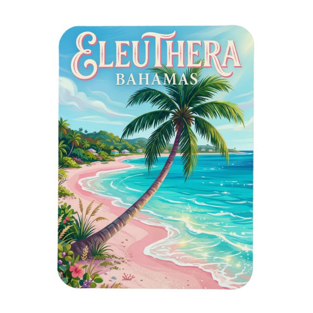 Ímã Eleuthera Bahamas (Vertical)