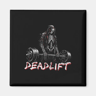 Imã Elevação do Skeleton Halloween Piadas Gym Levantam