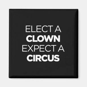 Imã Eleve Um Palhaço Esperando Um Circo Engraçado Anti