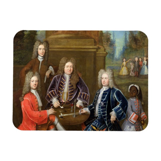 Ímã Elihu Yale (1648-1721), o segundo Duque de Devonsh (Horizontal)