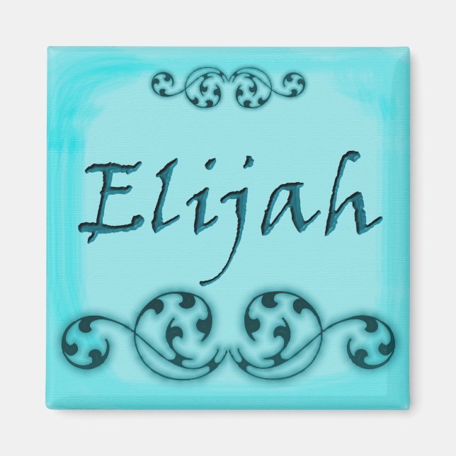 Imã Elijah Magnet Ornamental (Frente)