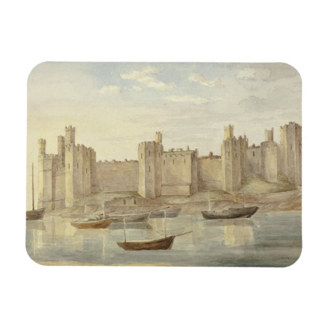 Ímã Elizabeth Murray - Castelo Caernarvon (Horizontal)