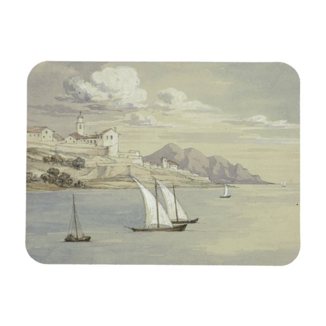 Ímã Elizabeth Murray - Portofino do mar, Génova (Horizontal)