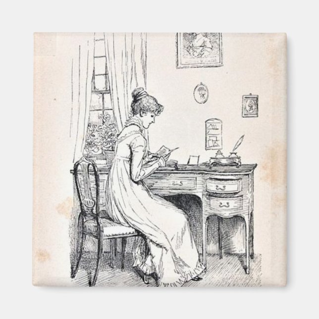 Imã Elizabeth Reading Jane's Letters (Frente)