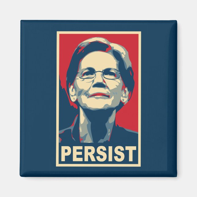 Imã elizabeth Warren persiste (Frente)