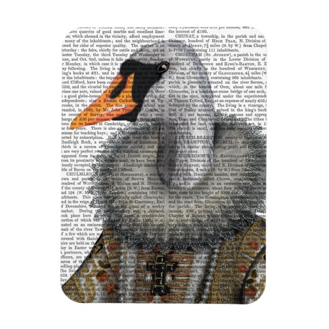 Ímã Elizabethan Swan (Vertical)