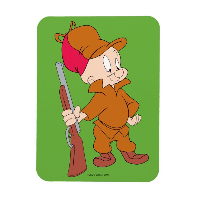 Ímã ELMER FUDD™ | Com Arma (Vertical)