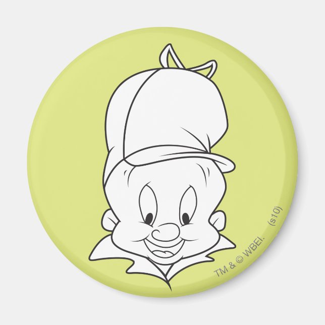 Imã ELMER FUDD™ Head Shot (Frente)