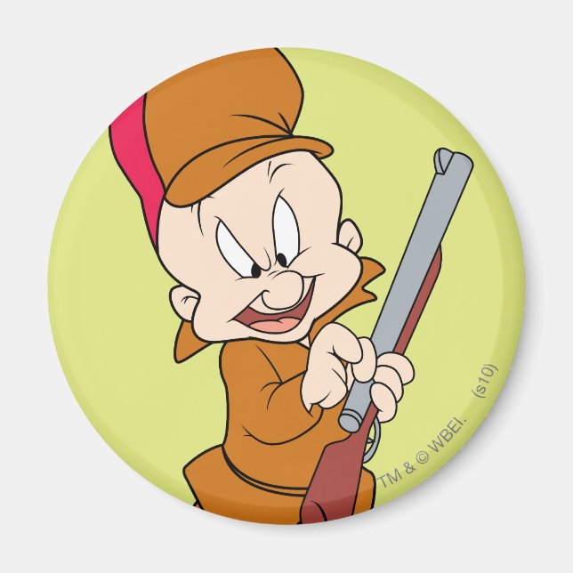 Imã ELMER FUDD™ pronto para bater (Frente)