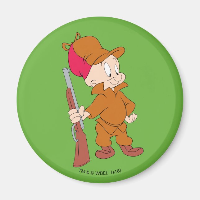 Imã ELMER FUDD™ | With Gun (Frente)