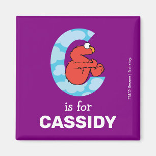 Imã Elmo Alphabet   C Nuvens