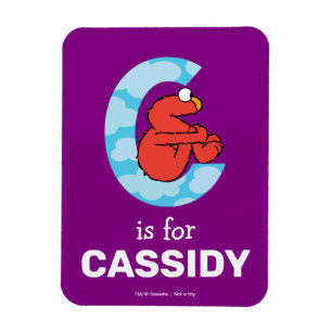 Ímã Elmo Alphabet   C Nuvens