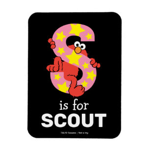 Ímã Elmo Alphabet   Estrela S