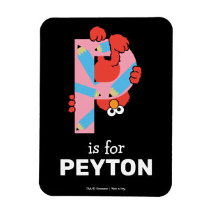 Ímã Elmo Alphabet   Lápis P