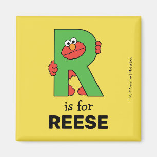 Imã Elmo Alphabet   R Verde