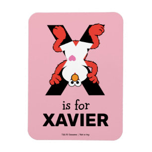 Ímã Elmo Alphabet   X Xray