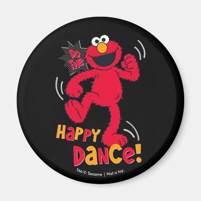 Imã Elmo | Dança feliz (Frente)
