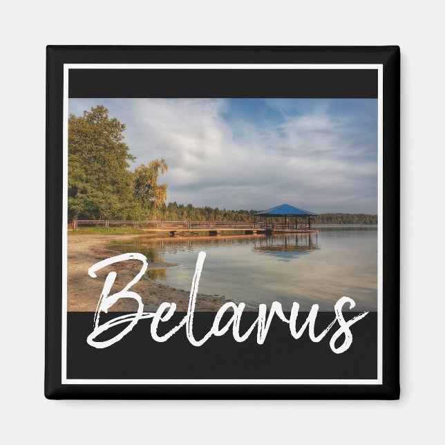 Imã Elnet Natural do Lago Belarus Svityaz (Frente)
