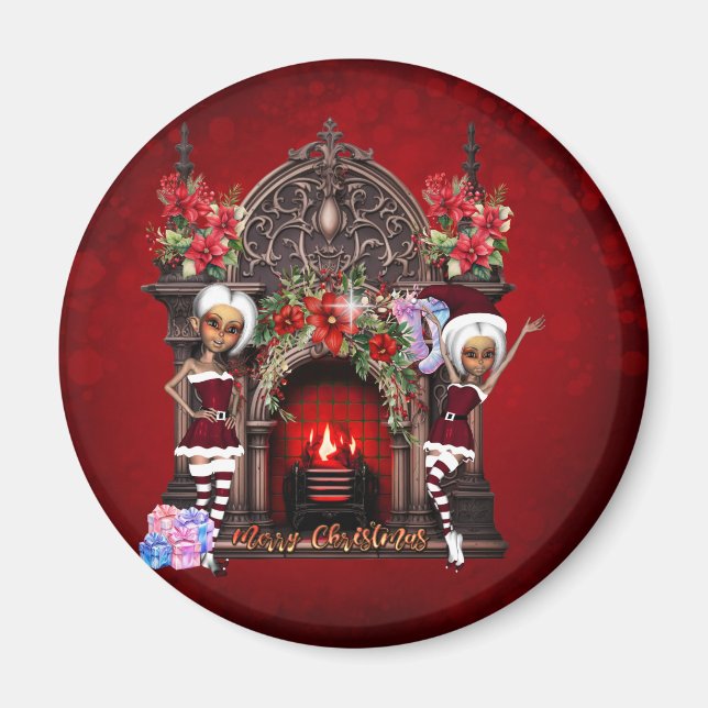 Imã Elves está ansioso para o Natal (Frente)