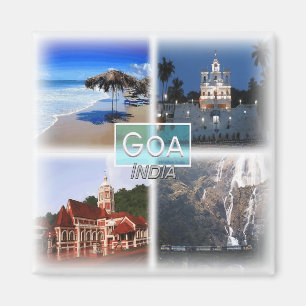 Imã EM0039 Ásia, Índia, Goa, geladeira