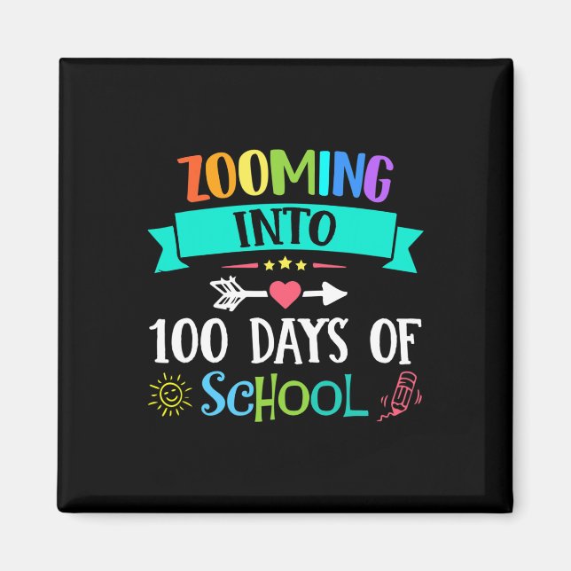 Imã Em 100 Dias De Presente De Professores (Frente)