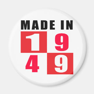 Imã Em 1949 design feito do aniversário