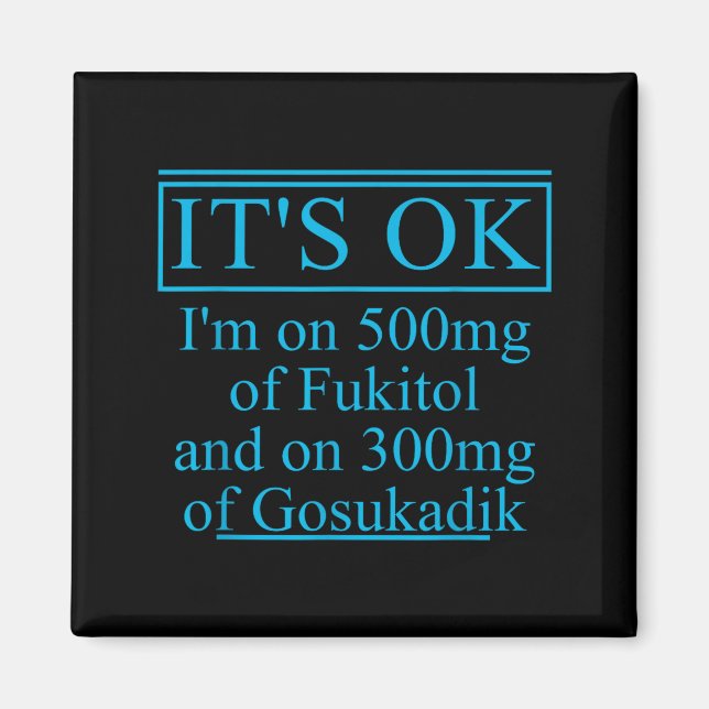 Imã Em 500mg de fukitol e em 300mg de gosukadik (Frente)