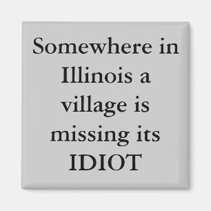 Imã Em algum lugar em Illinois uma vila é faltar sua
