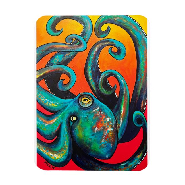 Ímã Em Braços Octopus (Vertical)