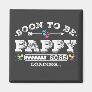 Imã Em Breve Papai 2025 Carregando Quadrado