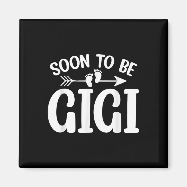 Imã Em Breve Será Gigi Anúncio de Gravidez Feminina Av (Frente)