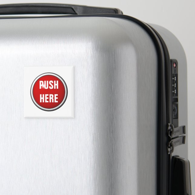 Imã em caso de emergência, empurre aqui (In Situ (Luggage))
