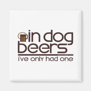 Imã Em cervejas do cão….