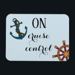 Ímã Em Cruise Control Stateroom Funny Cabine Door<br><div class="desc">Este design foi criado através da arte digital. Pode ser personalizado na área fornecer ou personalizar escolhendo o clique para personalizar mais opções e alterando o nome, as iniciais ou as palavras. Você também pode alterar a cor e o estilo do texto ou excluir o texto de um design de...</div>